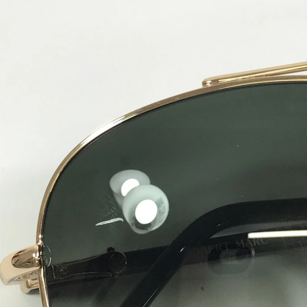 Robert Marc Sunglasses RM776-365 Gold Aviator With Gradient Green Lenses